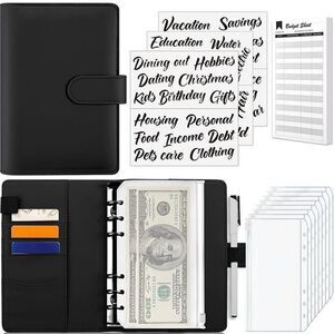 Budget Binder with Cash Envelopes,Cash Wallet Envelope System